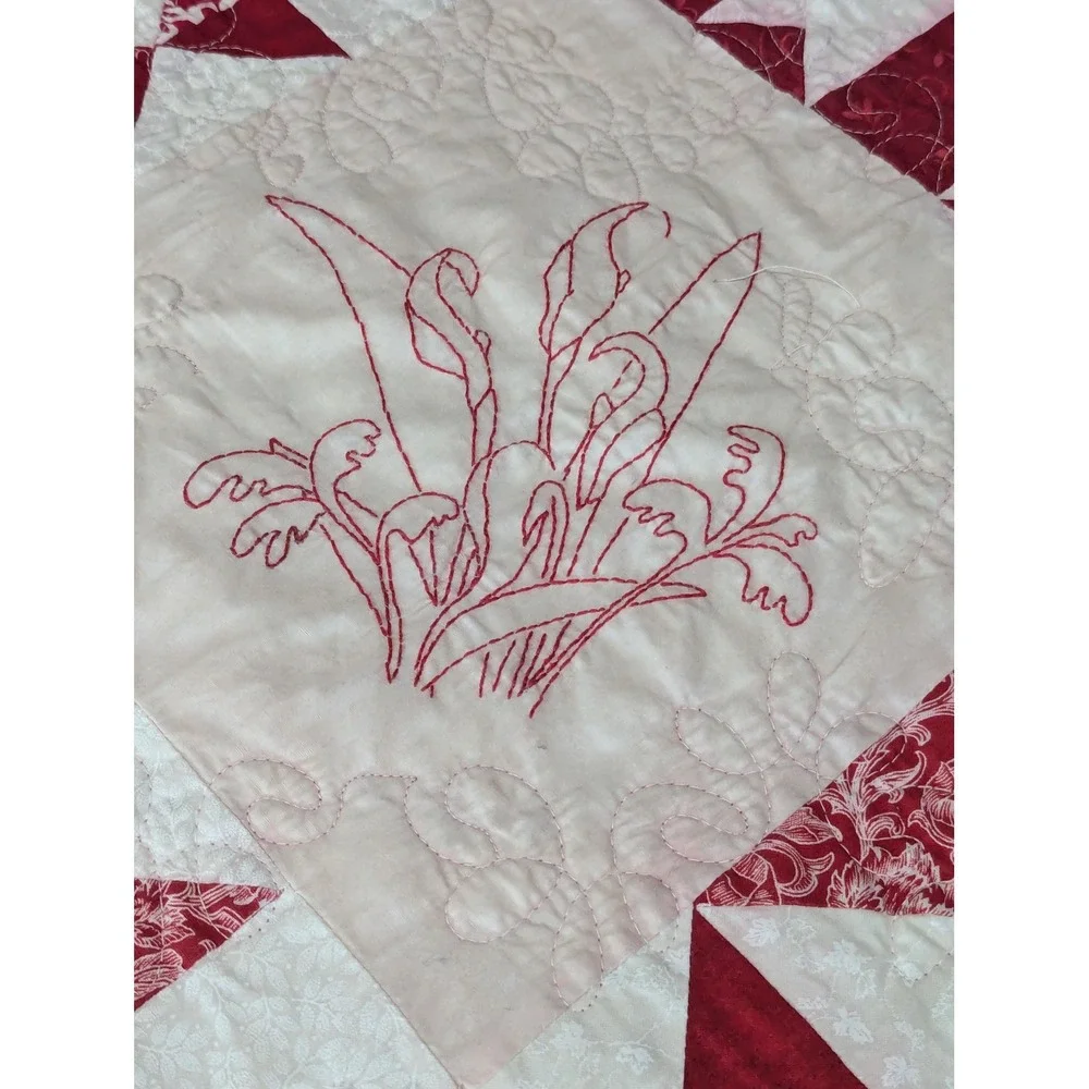 Vintage Handmade Quilt Twin Size
